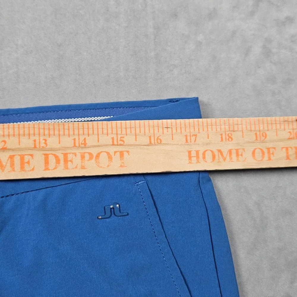 J.Lindeberg Golf Pants Mens 33/32 Blue Ellott Tight Micro Stretch Trousers